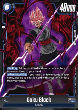 Goku Black (FB01-039) [Fusion World] (V.1 - Super Rare)⁣ - Awakened Pulse [Fusion World]⁣ (Super Rare)⁣ [039]