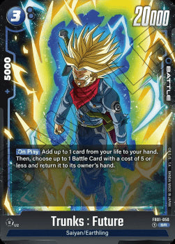 Trunks : Future (FB01-050) [Fusion World] (V.1 - Super Rare)⁣ - Awakened Pulse [Fusion World]⁣ (Super Rare)⁣ [050]