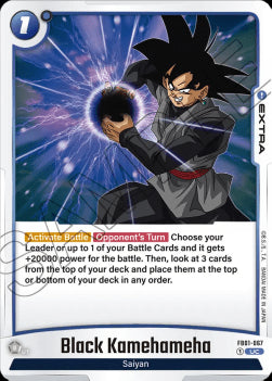 Black Kamehameha (FB01-067) [Fusion World]⁣ - Awakened Pulse [Fusion World]⁣ (Uncommon)⁣ [067]