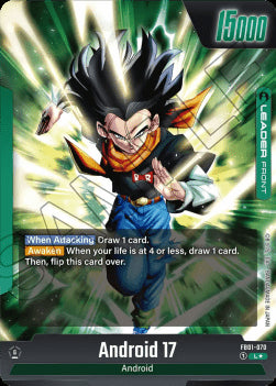 Android 17 // Android 17 / Android 18 (FB01-070) [Fusion World] (V.2 - Alternate Art)⁣ - Awakened Pulse [Fusion World]⁣ (Alternate Art)⁣ [070]