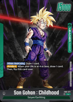 Son Gohan : Childhood // Son Gohan : Childhood (FB01-071) [Fusion World] (V.1 - Leader)⁣ - Awakened Pulse [Fusion World]⁣ (Leader)⁣ [071]