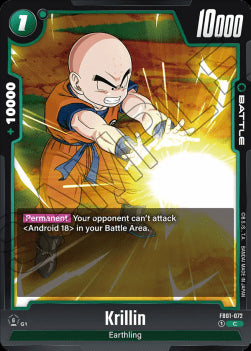 Krillin (FB01-072) [Fusion World]⁣ - Awakened Pulse [Fusion World]⁣ (Common)⁣ [072]