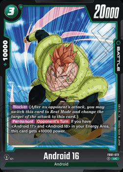 Android 16 (FB01-073) [Fusion World]⁣ - Awakened Pulse [Fusion World]⁣ (Uncommon)⁣ [073]