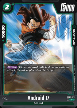 Android 17 (FB01-075) [Fusion World]⁣ - Awakened Pulse [Fusion World]⁣ (Common)⁣ [075]