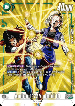 Android 17 / Android 18 (FB01-078) [Fusion World] (V.2 - Alternate Art)⁣ - Awakened Pulse [Fusion World]⁣ (Alternate Art)⁣ [078]