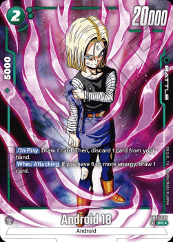 Android 18 (FB01-079) [Fusion World] (V.2 - Alternate Art)⁣ - Awakened Pulse [Fusion World]⁣ (Alternate Art)⁣ [079]