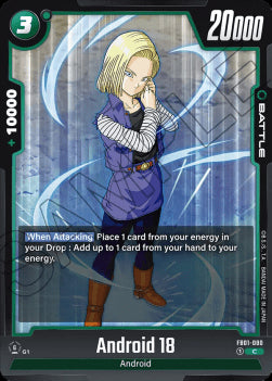 Android 18 (FB01-080) [Fusion World]⁣ - Awakened Pulse [Fusion World]⁣ (Common)⁣ [080]