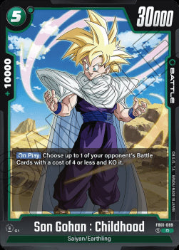 Son Gohan : Childhood (FB01-089) [Fusion World]⁣ - Awakened Pulse [Fusion World]⁣ (Rare)⁣ [089]