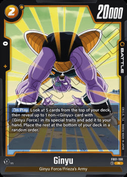 Ginyu (FB01-108) [Fusion World]⁣ - Awakened Pulse [Fusion World]⁣ (Rare)⁣ [108]