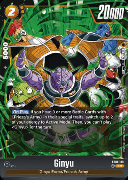 Ginyu (FB01-109) [Fusion World] (V.1 - Super Rare)⁣ - Awakened Pulse [Fusion World]⁣ (Super Rare)⁣ [109]