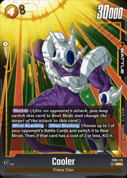 Cooler (FB01-113) [Fusion World] (V.1 - Super Rare)⁣ - Awakened Pulse [Fusion World]⁣ (Super Rare)⁣ [113]