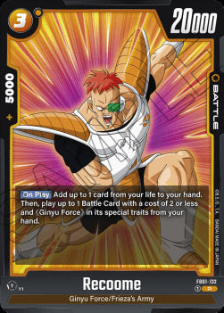 Recoome (FB01-132) [Fusion World]⁣ - Awakened Pulse [Fusion World]⁣ (Rare)⁣ [132]