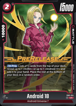 Android 18 (FB01-014) [Fusion World]⁣ - Promos: Awakened Pulse [Fusion World]⁣ (Uncommon)⁣ [014]