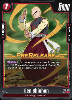 Tien Shinhan (FB01-018) [Fusion World]⁣ - Promos: Awakened Pulse [Fusion World]⁣ (Common)⁣ [018]