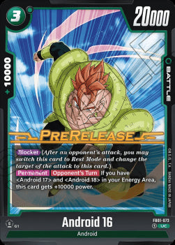 Android 16 (FB01-073) [Fusion World]⁣ - Promos: Awakened Pulse [Fusion World]⁣ (Uncommon)⁣ [073]