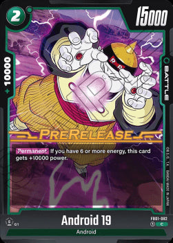 Android 19 (FB01-082) [Fusion World]⁣ - Promos: Awakened Pulse [Fusion World]⁣ (Common)⁣ [082]