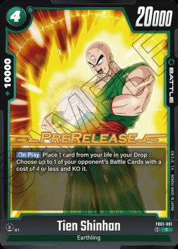 Tien Shinhan (FB01-091) [Fusion World]⁣ - Promos: Awakened Pulse [Fusion World]⁣ (Common)⁣ [091]