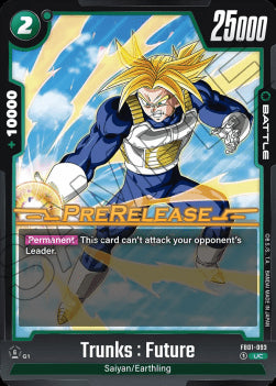 Trunks : Future (FB01-093) [Fusion World]⁣ - Promos: Awakened Pulse [Fusion World]⁣ (Uncommon)⁣ [093]