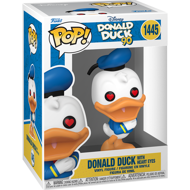 Funko POP! Disney Donald Duck with Heart Eyes Anders And #1445 Figur