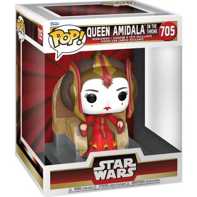 Funko POP! Deluxe - Star Wars: Queen Amidala on the Throne #705