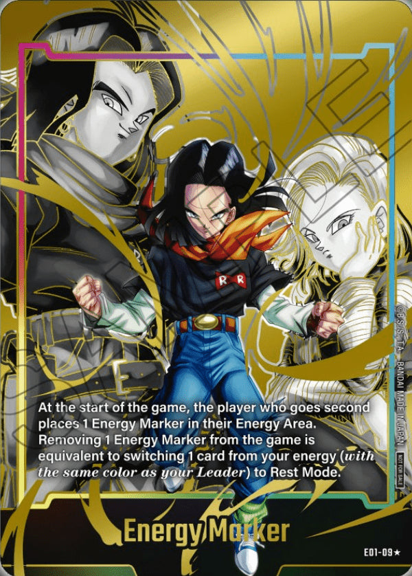 Energy Marker "Android 17 & 18" (V.2 - Token )⁣ - Unnumbered Promos⁣ (Token)⁣ [E01-09]