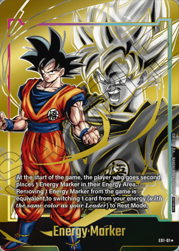 Energy Marker "Son Goku" (V.2 - Token )⁣ - Unnumbered Promos⁣ (Token)⁣ [E01-01]