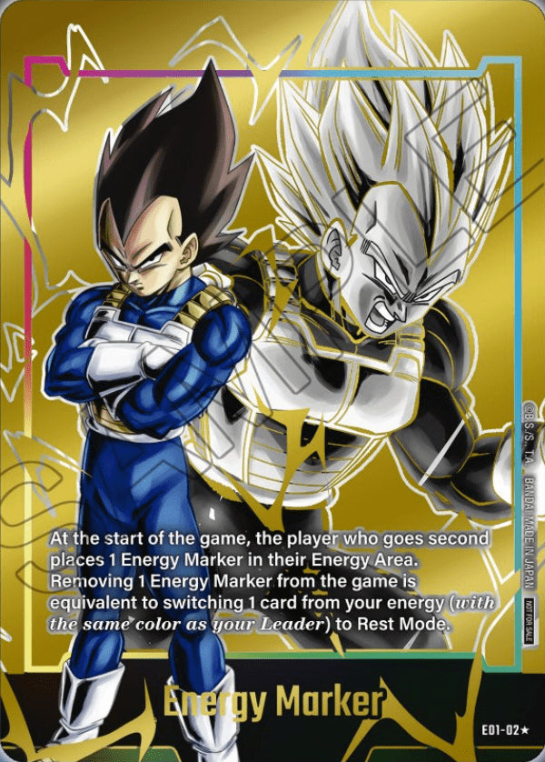 Energy Marker "Vegeta" (V.2 - Token )⁣ - Unnumbered Promos⁣ (Token)⁣ [E01-02]