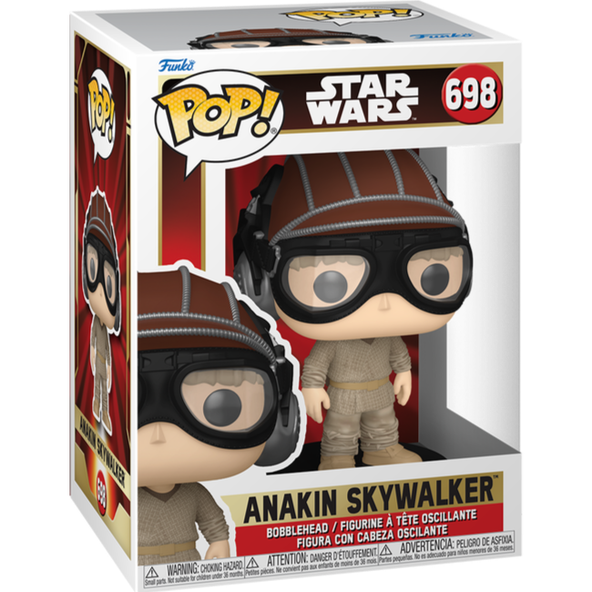 Funko POP! - Star Wars: Anakin Skywalker in Pod Racer Helmet #698