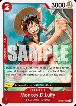 Monkey.D.Luffy (OP06-013) (V.1)⁣ - Wings of the Captain⁣ (Rare)⁣ [013]