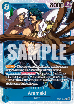 Aramaki (OP06-043) (V.1) - Wings of the Captain (Super Rare) [OP06-043]