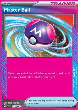 Master Ball⁣ - Temporal Forces⁣ (ACE Rare)⁣ [153]