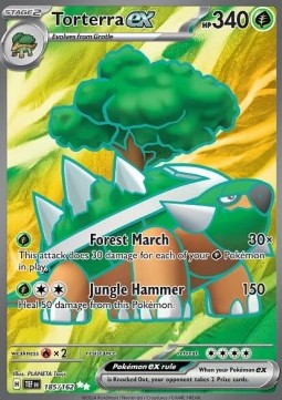 Torterra ex⁣ - Temporal Forces⁣ (Ultra Rare)⁣ [185]