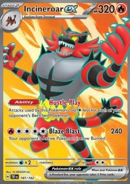 Incineroar ex⁣ - Temporal Forces⁣ (Ultra Rare)⁣ [187]