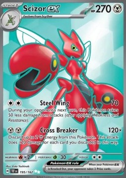 Scizor ex⁣ - Temporal Forces⁣ (Ultra Rare)⁣ [195]