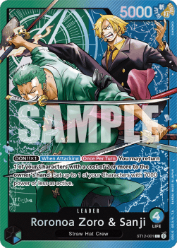 Roronoa Zoro & Sanji (ST12-001) - Starter Deck: Zoro & Sanji (Leader) [ST-12-001]