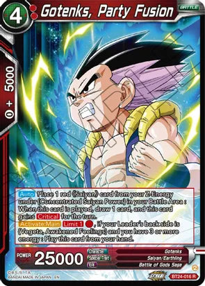 Gotenks, Party Fusion (V.1 - Rare)⁣ - Beyond Generations⁣ (Rare)⁣ [016]