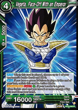 Vegeta, Face-Off With an Emperor (V.1 - Rare)⁣ - Beyond Generations⁣ (Rare)⁣ [065]