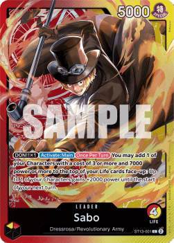 Sabo (ST13-001) (V.1) - Ultra Deck: The Three Brothers (Leader) [ST-13-001]