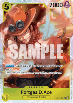 Portgas.D.Ace (ST13-011) (V.1) - Ultra Deck: The Three Brothers (Super Rare) [ST-13-011]