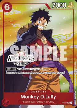 Monkey.D.Luffy (P-001) (V.2)⁣ - Special Tournament Promos⁣ (Promo)⁣ [P-001]