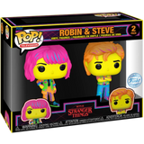 Funko POP! - Stranger Things: Robin & Steve (Black Light) - 2-Pack