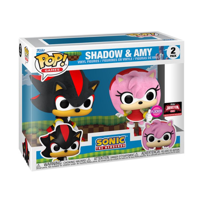 Funko POP! - Sonic the Hedgehog: Shadow & Amy, 2-Pack