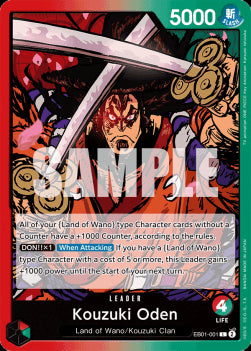 Kouzuki Oden (EB01-001) (V.1)⁣ - Memorial Collection⁣ (Leader)⁣ [001]