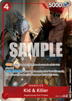 Kid & Killer (EB01-003) (V.2) - Memorial Collection (Alternate Art) [EB01-003]
