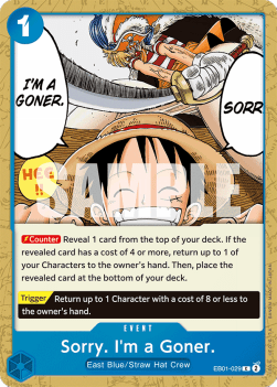 Sorry. I'm a Goner. (EB01-029) - Memorial Collection (Common) [EB01-029]