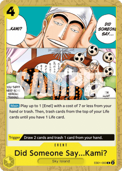 Did Someone Say...Kami? (EB01-060) - Memorial Collection (Common) [EB01-060]