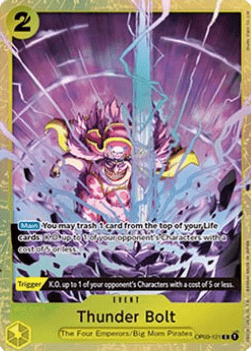 Thunder Bolt (OP03-121) - Unnumbered Promos (Common) [UP-OP03-121]
