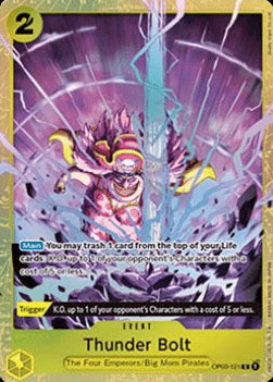 Thunder Bolt (OP03-121)⁣ - Unnumbered Promos⁣ (Common)⁣ [OP03-121]