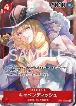 Cavendish (OP01-008) (V.2) - Romance Dawn (Japanese) (Alternate Art) [OP01-JP-008]
