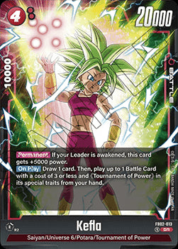 Kefla (FB02-013) [Fusion World] (V.1 - Super Rare)⁣ - Blazing Aura [Fusion World]⁣ (Super Rare)⁣ [013]